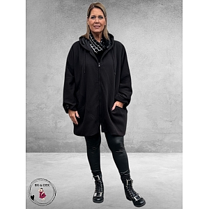 AKH Vest Zwart Capuchon